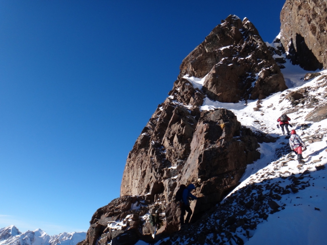 Зимние сборы альпклуба МАИ в Туюк-Су (Альпинизм, альпинизм, тянь-шань, казахстан)