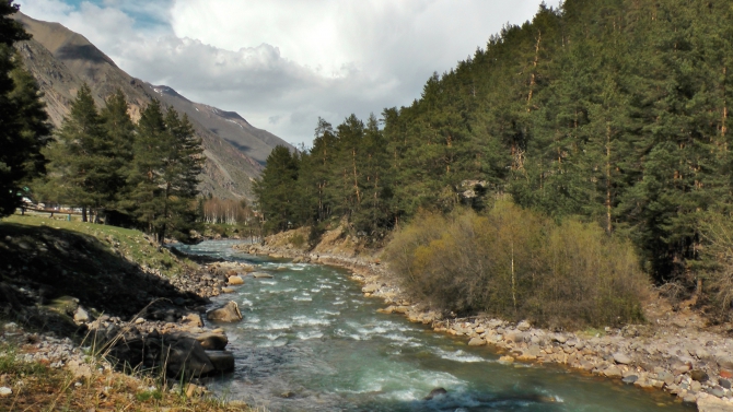 Приэльбрусье и его главная гора. Много фоток , Альпинизм)