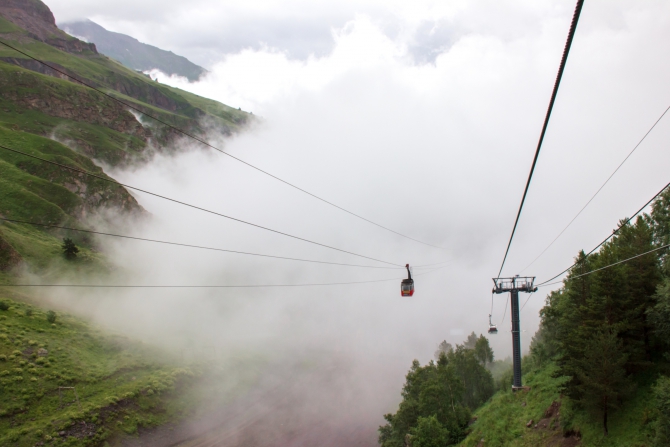 Приэльбрусье и его главная гора. Много фоток , Альпинизм)