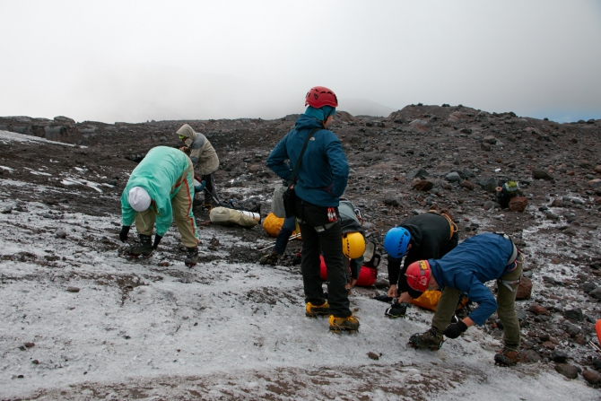 немного фотографий с осеннего Казбека 2016 (Альпинизм)