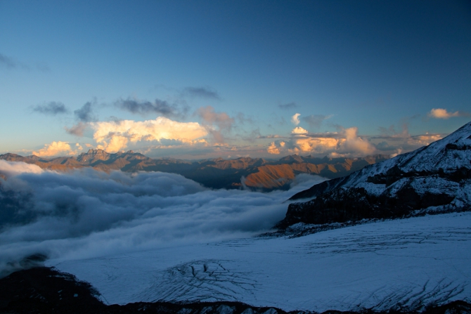 немного фотографий с осеннего Казбека 2016 (Альпинизм)