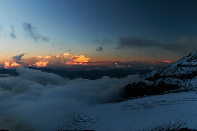 немного фотографий с осеннего Казбека 2016 (Альпинизм)