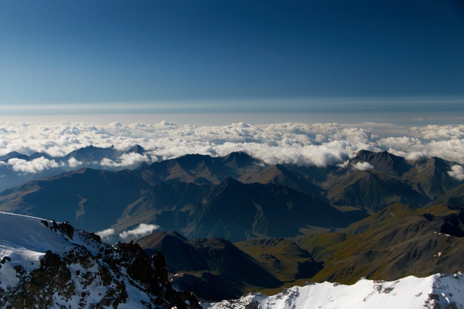 немного фотографий с осеннего Казбека 2016 (Альпинизм)