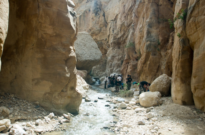 Треккинг и каньонинг в Иордании апрель 2015. Часть 2. Wadi Karak (Горный туризм)