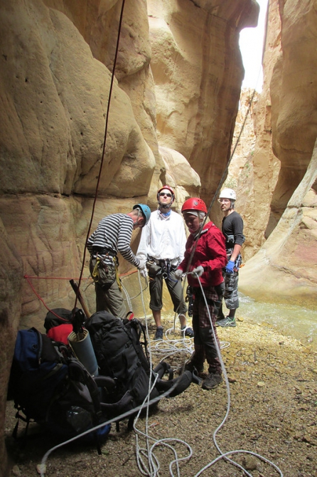 Треккинг и каньонинг в Иордании апрель 2015. Часть 2. Wadi Karak (Горный туризм)