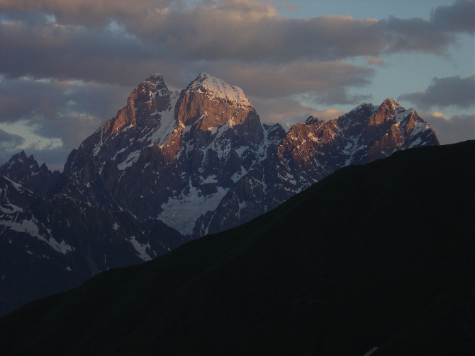 Фотоальбом видов Ушбы (Горный туризм)