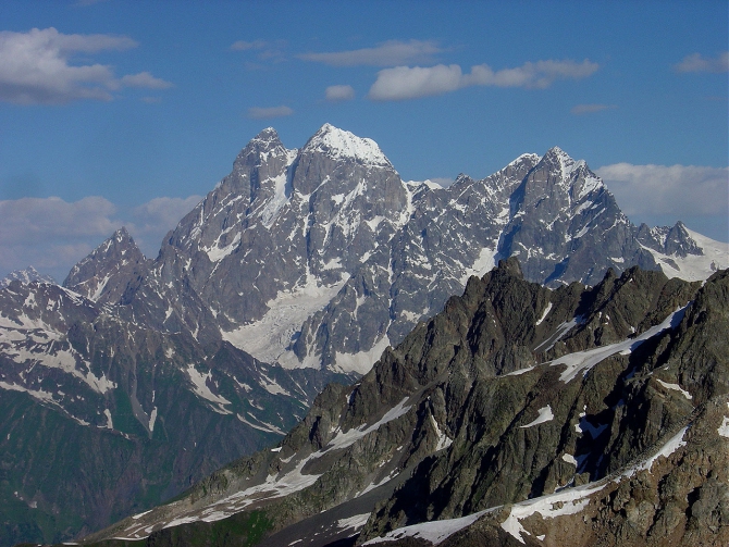 Фотоальбом видов Ушбы (Горный туризм)