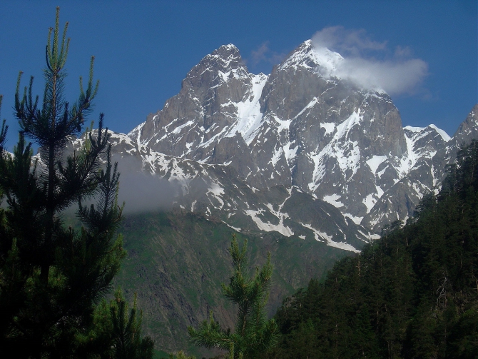 Фотоальбом видов Ушбы (Горный туризм)