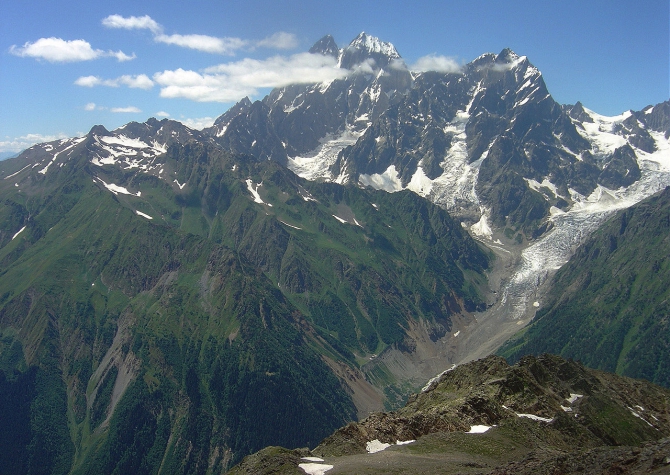 Фотоальбом видов Ушбы (Горный туризм)