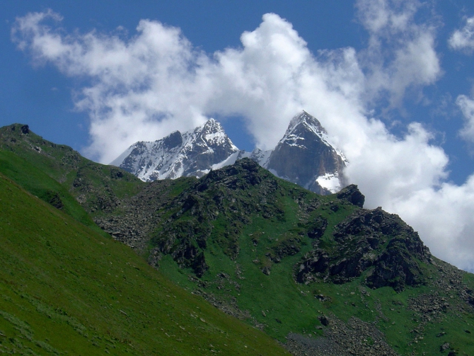 Фотоальбом видов Ушбы (Горный туризм)