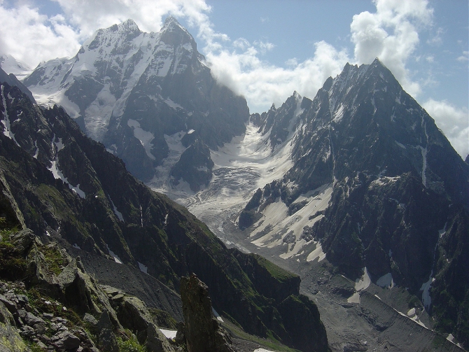 Фотоальбом видов Ушбы (Горный туризм)