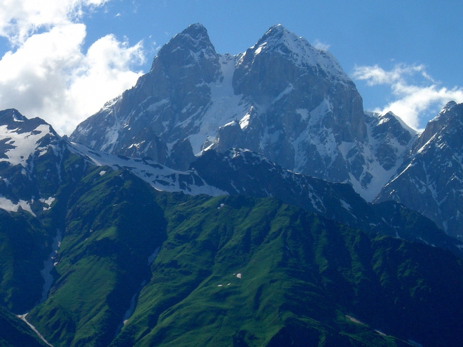 Фотоальбом видов Ушбы (Горный туризм)