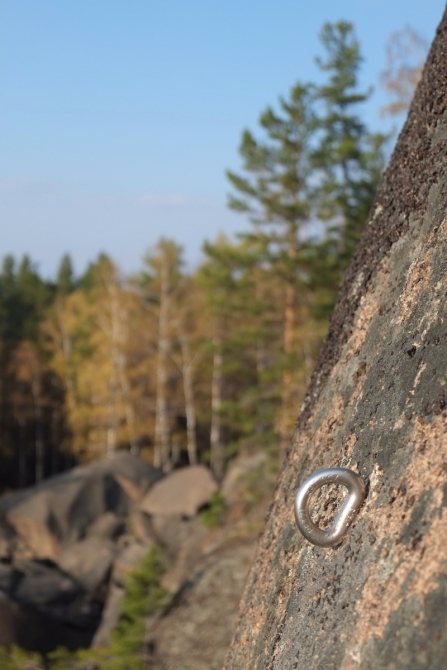 Безопасность на скалах. Первый Столб "Перепробивка". (Скалолазание, венто, Petzel, фар, терехин василий, пробивка скал, реболтинг, Певый столб)