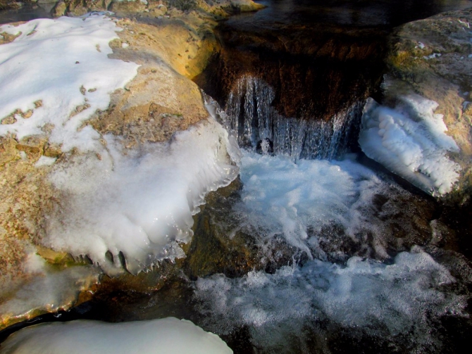 Зимний БКК. Фотографии (Туризм, россия, большой, каньон, крым, туризм, лед, вода)