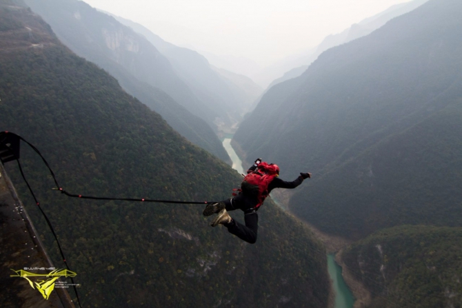 Проект Siways 460. Ropejumping record 2015 год (base, basejump, basejumping, siways460, роупджампинг, роупджамп)