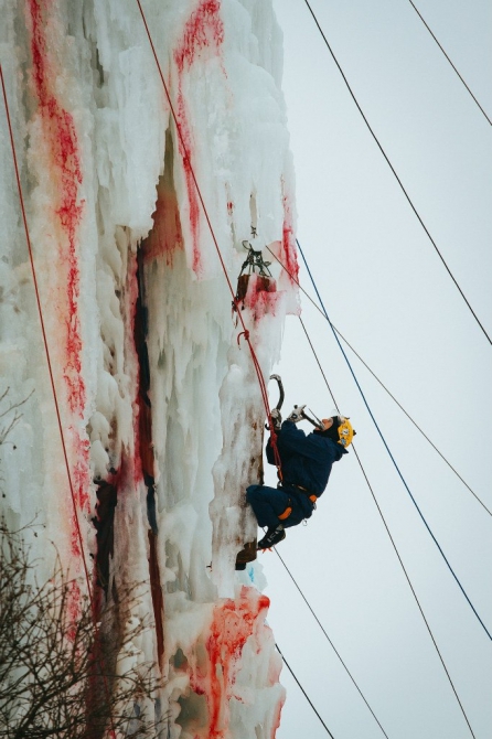 Чемпионат Ярославской обл. по ледолазанию, и чемпионат по горному туризму (ледолазание, горный туризм, соревнования, ярославль)