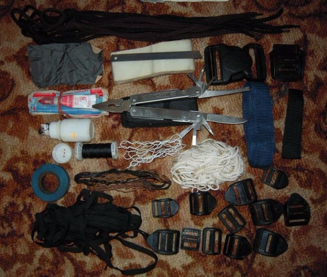 Из чего состоит ваш рем. набор для горных походов? (Горный туризм)