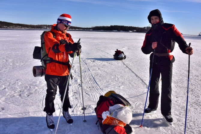 На коньках по Ладоге (Туризм, ладога, коньки, зимний туризм, карелия, ленинградская область)