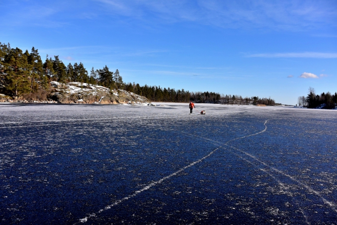 На коньках по Ладоге (Туризм, ладога, коньки, зимний туризм, карелия, ленинградская область)