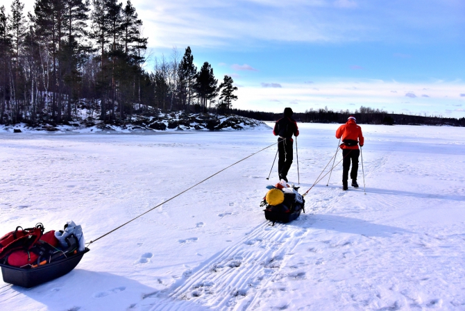 На коньках по Ладоге (Туризм, ладога, коньки, зимний туризм, карелия, ленинградская область)