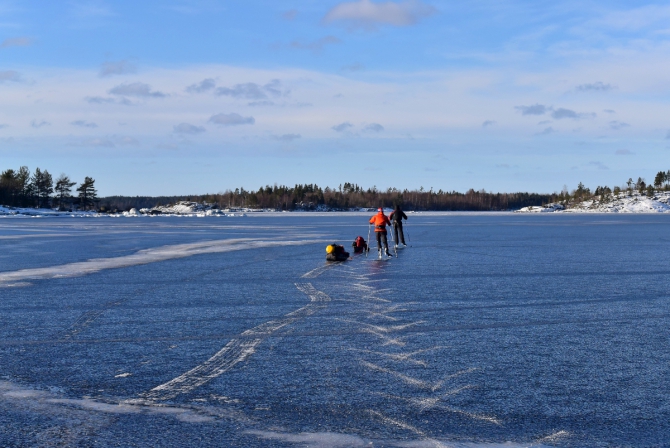 На коньках по Ладоге (Туризм, ладога, коньки, зимний туризм, карелия, ленинградская область)