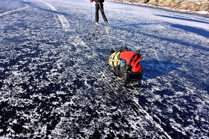 На коньках по Ладоге (Туризм, ладога, коньки, зимний туризм, карелия, ленинградская область)
