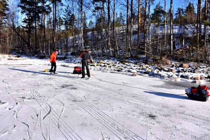 На коньках по Ладоге (Туризм, ладога, коньки, зимний туризм, карелия, ленинградская область)