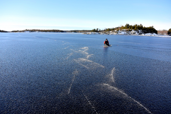 На коньках по Ладоге (Туризм, ладога, коньки, зимний туризм, карелия, ленинградская область)
