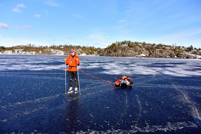 На коньках по Ладоге (Туризм, ладога, коньки, зимний туризм, карелия, ленинградская область)