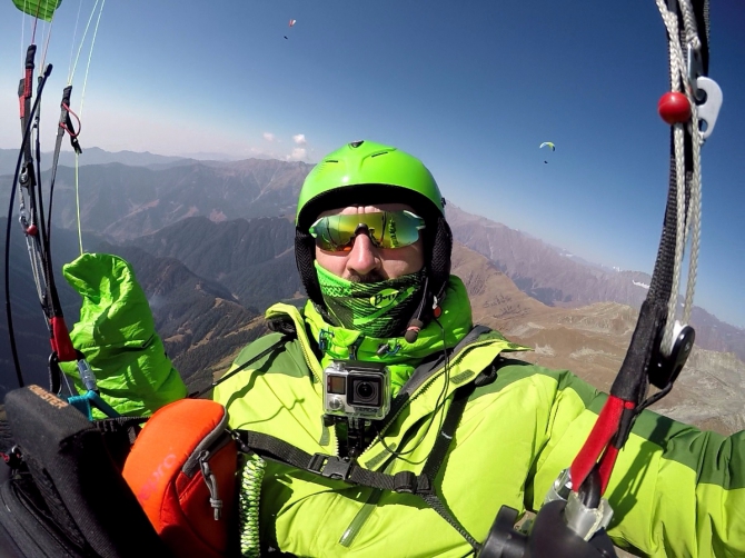 Бивак-флай на параплане в Северо-западной части Гималаев (Воздух, бивак флай, гималаи, индия, бир, полеты)