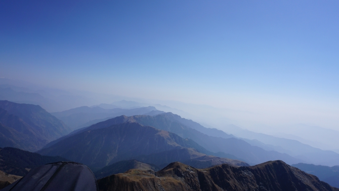 Бивак-флай на параплане в Северо-западной части Гималаев (Воздух, бивак флай, гималаи, индия, бир, полеты)