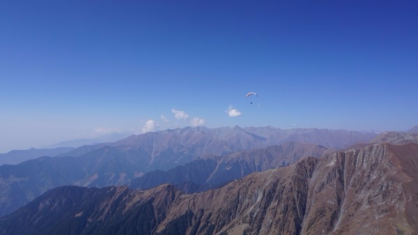 Бивак-флай на параплане в Северо-западной части Гималаев (Воздух, бивак флай, гималаи, индия, бир, полеты)