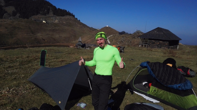 Бивак-флай на параплане в Северо-западной части Гималаев (Воздух, бивак флай, гималаи, индия, бир, полеты)