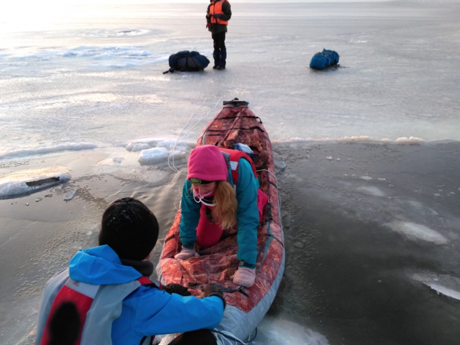 Поход по льду Белого моря (Туризм)