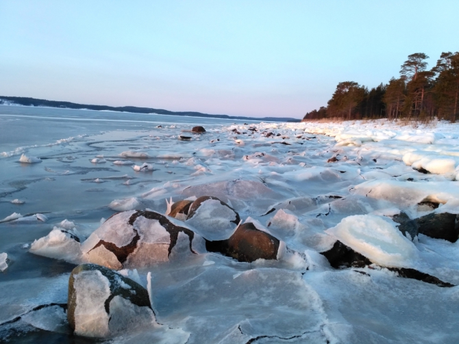 Поход по льду Белого моря (Туризм)