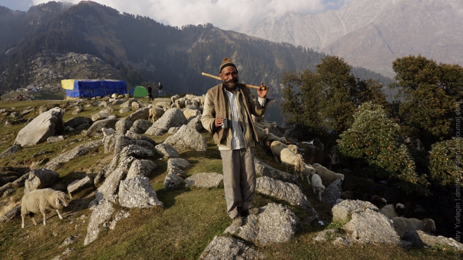 Индия, Гималаи, Полет до Драмсалы и обратно с ночевкой (Воздух, бир, Драмсала, бивак-флай, полеты, параплан, пилот)
