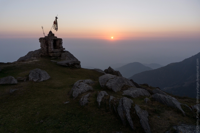 Индия, Гималаи, Полет до Драмсалы и обратно с ночевкой (Воздух, бир, Драмсала, бивак-флай, полеты, параплан, пилот)