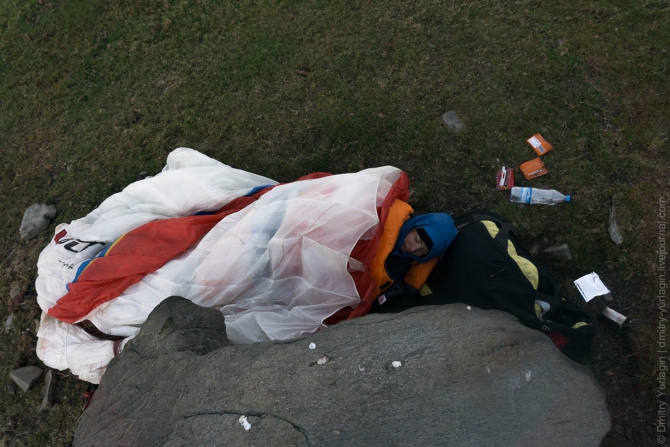 Индия, Гималаи, Возвращение из Драмсалы в Бир (Воздух, бивак-флай, параплан, полет)