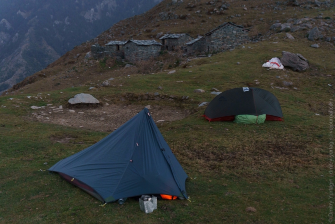 Индия, Гималаи, Возвращение из Драмсалы в Бир (Воздух, бивак-флай, параплан, полет)
