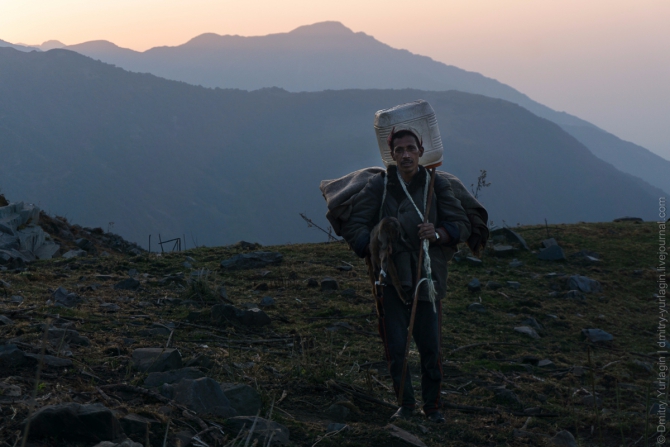 Индия, Гималаи, Возвращение из Драмсалы в Бир (Воздух, бивак-флай, параплан, полет)