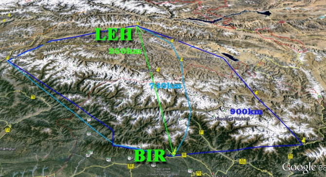 Самое синее небо. (Воздух, Лех, Спити, ладакх, индия, гималаи, параплан, бивак-флай, полет, бир)