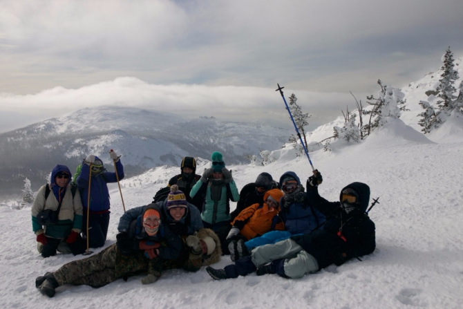 Зимний Нургуш (южный Урал, Горный туризм, восхождение, природа, фото, зима)