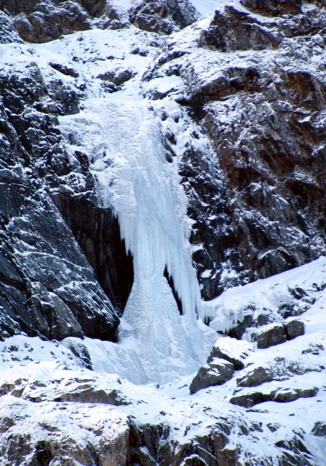 Ледолазанье. Кавказ. Северная Осетия. Ущелье Мидаграбин. (Альпинизм, альпинизм)