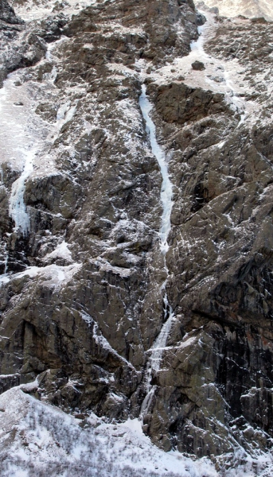 Ледолазанье. Кавказ. Северная Осетия. Ущелье Мидаграбин. (Альпинизм, альпинизм)