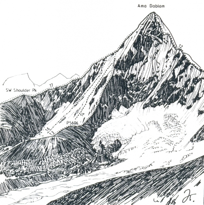 Рассказ славного испанского парня Санти Падроса о его восхождениях на Ама Даблам. С прологом и эпилогом. (Альпинизм, гималаи, франческо фацци, петер томко, свободный тибет 2065)