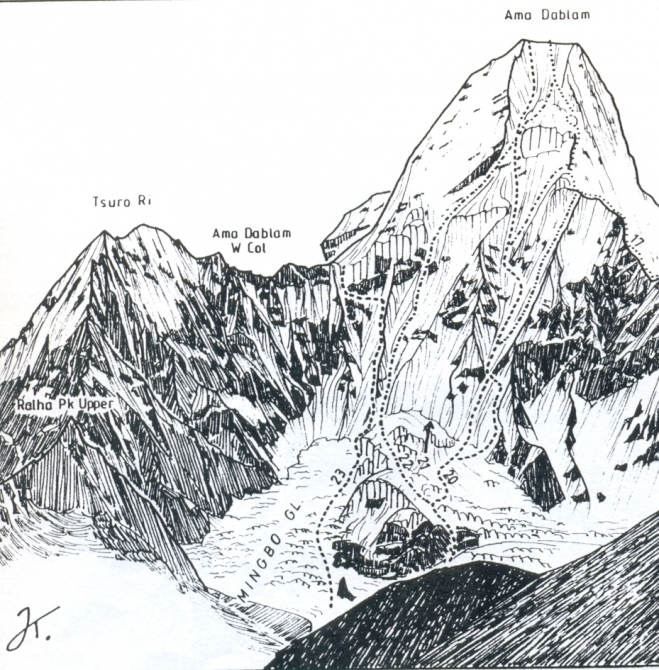 Рассказ славного испанского парня Санти Падроса о его восхождениях на Ама Даблам. С прологом и эпилогом. (Альпинизм, гималаи, франческо фацци, петер томко, свободный тибет 2065)