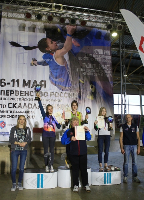 Первенство России и ВЮС «Памяти Е. Абалакова» в Красноярске: итоги (Скалолазание, скалолазание, всероссийские юношеские соревнования, боулдеринг, скорость, трудность, елена красовская, юлия пантелеева, семен овчинников)
