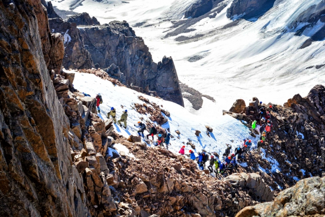 Альпиниада на Нурсултан (Комсомол): когда гора перегружена (Альпинизм, альпинизм, альпинисты, горы, восхождение)