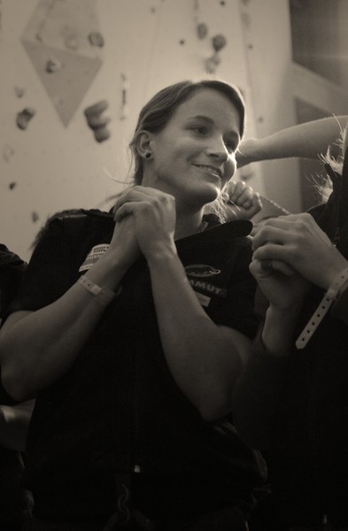 Challenge the Wall в Гилхинге (Скалолазание, anna stoehr, kilian fischhuber, angela eiter, david lama)