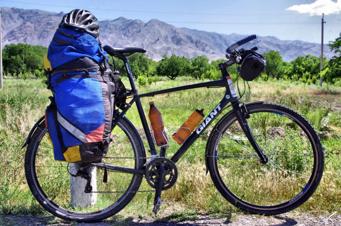 По горам на велосипеде! (памир, горы, памирский тракт, таджикистан)
